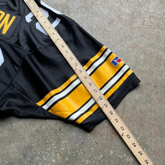 Vintage Russell Athletic Pittsburgh Steelers Rod Woodson 26 NFL Jersey Black 40 - Picture 10 of 10